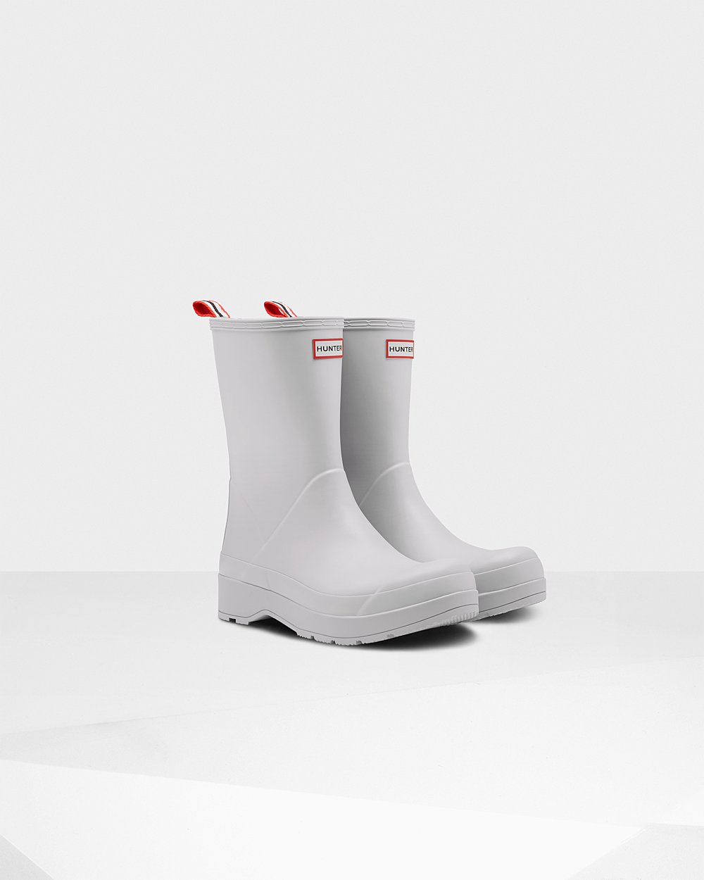 Play Botas Hunter Hombre Gris Original Mid-Height Rain 198260-XQT